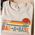 thumbnail image 2 of I Keep All My Dad Jokes In A Dad-a-Base T-Shirt, Funny Dad Shirt, New Dad Gift, Gift For Dad, Dad A Base Shirt, 2 of 5