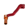 thumbnail image 1 of Palanca de cambio de marcha de motocicleta plegable para Bosuer M4, palanca de cambio de pedal de aleación de aluminio en tono rojo, naranja y plateado, 1 of 1