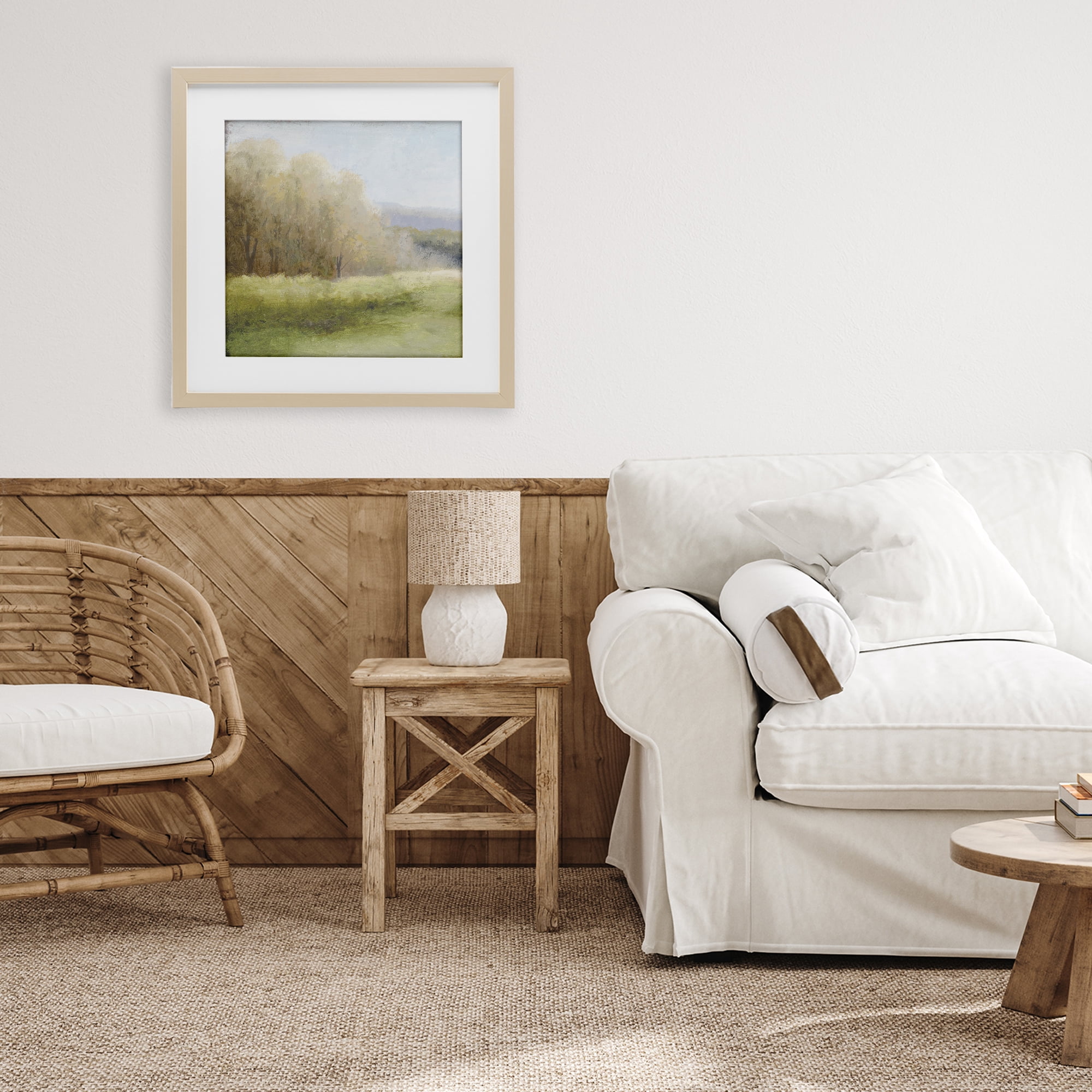 Stupell Industries Within Familiar Place Meadow Birch Framed Print Under Glass, design by Michael Marcon