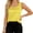Yellow, variant on Womens Silk Satin Tank Tops V Neck Casual Sleeveless Camisole Blouses Summer Basic Tanks Shirt Under Clothes Pink, Size L