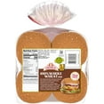 thumbnail image 3 of Oroweat Whole Grain 100% Whole Wheat Sandwich Buns, 8 Buns, 16 oz, 3 of 8