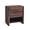 Brown, variant on wow97e Modern Nightstand set of 2 for Bedroom, 25" Tall Wood End Table with Charging Station& Open Shelf , Bedside Table w/Rounded Corner Design for Bedroom, Living Room