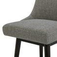 thumbnail image 6 of CHITA 26 inch Swivel Upholstered Fabric Barstool, Fog Gray, 6 of 9