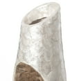 thumbnail image 5 of Modern Unique Design White Floor Flower Vase with Gold Interior, for Living Room, Entryway or Dining Room, 43 inch, 5 of 7