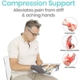 thumbnail image 4 of Par De Guantes Para Artritis, Guantes De Compresión Para Artritis Con Dedos Completos, Soporte Para Muñeca, Alivio Del Dolor Y Rigidez Para Mujeres Y Hombres, Trabajo De Escritura Muyoka Hogar, 4 of 7