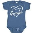 thumbnail image 3 of Inktastic I Love My Grandpa in White Chalk Heart Boys or Girls Baby Bodysuit, 3 of 5