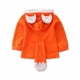 thumbnail image 4 of Sudadera Para Niños Pequeños Bebés Niños Otoño Invierno Estilo Animal Fleece Pullover Suéter Con Capucha Top Naranja Odeerbi LM103-6907, 4 of 9