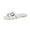 White, variant on Women Sandals Fashion Slide Style with Buckle Strap Comfortable Thick Sole Flat Summer Slides for Women Outdoor Casual Wear Beach Shoes White,8
