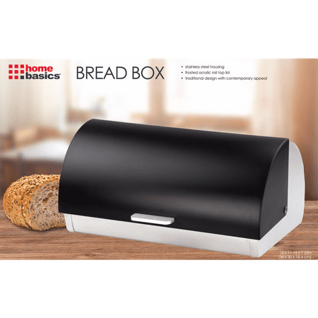 home it stainless steel bread box