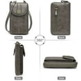 thumbnail image 5 of S-ZONE Women RFID Blocking Crossbody Cell Phone Purse Small Faux Leather Wallet Purse, 5 of 5