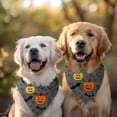 thumbnail image 2 of Dog Bandana 2 Pack,Vintage Halloween Elements Pattern Bandanas for Dogs,Cat Bandana,Small/ Large Dog Bandana 2 Size,Dog Bandanas Girl Boy, 2 of 5