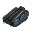 thumbnail image 3 of Mochila de tenis correa multifuncional de hombro ajustable para viajes de campamento Azul negro, 3 of 8