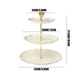 thumbnail image 3 of Giunmcul Multi Layer Fruit Stand Plate Tiered Serving Tray For Snacks Candy Desserts Party Platter Coffee Table Ornament Decor, 3 of 6