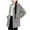 Gray, variant on IVEYRTF Childrens Girls Solid Color Hooded Cardigan Long Sleeve Jacket with Pockets Soft Breathable Casual Outerwear for Everyday Play and Outdoor Activities(Black,9 Years)