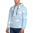 thumbnail image 2 of Hoodies for Men - Cartoon Cute Duck Flower Long Sleeve Comfrt Men'S Fashion Hoodies & Sweatshirts, Sweatshirts for Men Hoodies Pullover Clothing Clothes with Pouch, 2 of 7