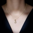 thumbnail image 4 of Rosec Jewels Lab Grown Diamond Infinity Pendant with Chain (Ef-Vs Quality) - Ready to Gift for Valentines Day, 14K Yellow Gold, 4 of 8