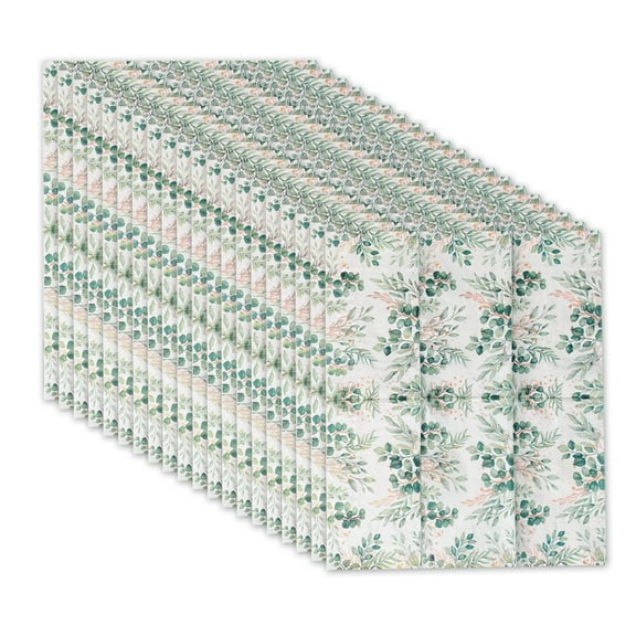Leaf Pattern Party Napkins Absorbent Soft Disposables Paper Napkins for Gatherings