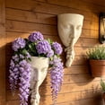 thumbnail image 5 of Face Shaped Wall Planter, Silence Face Art Wall Hanging Vase, Unique Human Head Flower Pot, Decorative Wall Mounted Planter, Indoor Outdoor Succulent Planter for Home Garden Wall Decor, 5 of 5