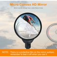 thumbnail image 5 of Espejo retrovisor para bicicleta, 2 espejos de bicicleta de gran angular giratorios de 360°, espejos de seguridad convexos acrílicos para manillar de 22-30 mm, accesorios para bicicletas para, 5 of 5
