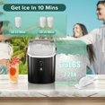 Auseo Portable Nugget Ice Maker Countertop, SelfCleaning Function