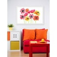 thumbnail image 2 of Marmont Hill "Bold Zinnias" by Thimble Sparrow Framed Painting Print, 2 of 4