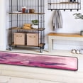 thumbnail image 4 of Dreamtimes Pink Fog Pretty Hallway Runner Rug 2'x6' Kitchen Rug with Rubber Backing Marbling Colorful Non Slip Entryway Rug Runner Washable Soft Area Rug for Hallway Bedroom Kitchen Decor, 4 of 6