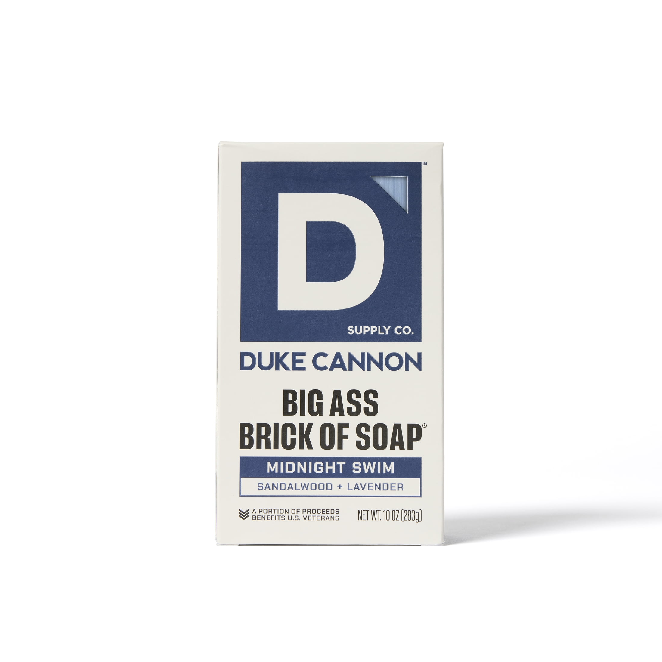 (6 pack) Duke Cannon Big Ass Brick of Soap® for Men, Midnight Swim, 10 oz Bar Soap