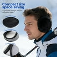 thumbnail image 5 of Mens Ear Muffs, Foldable Fluffy Winter Ear Warmers for Cold Weather, Adjustable Behind the Head Ear Covers for Outdoor Skiing and Daily Wear By PULMCheerger, 5 of 8