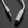 thumbnail image 5 of Premium Earphone Gold Plated Plug 3.5mm Jack Audio Extension Cable Aux Cord Male to Female Extender RED 3M, 5 of 8