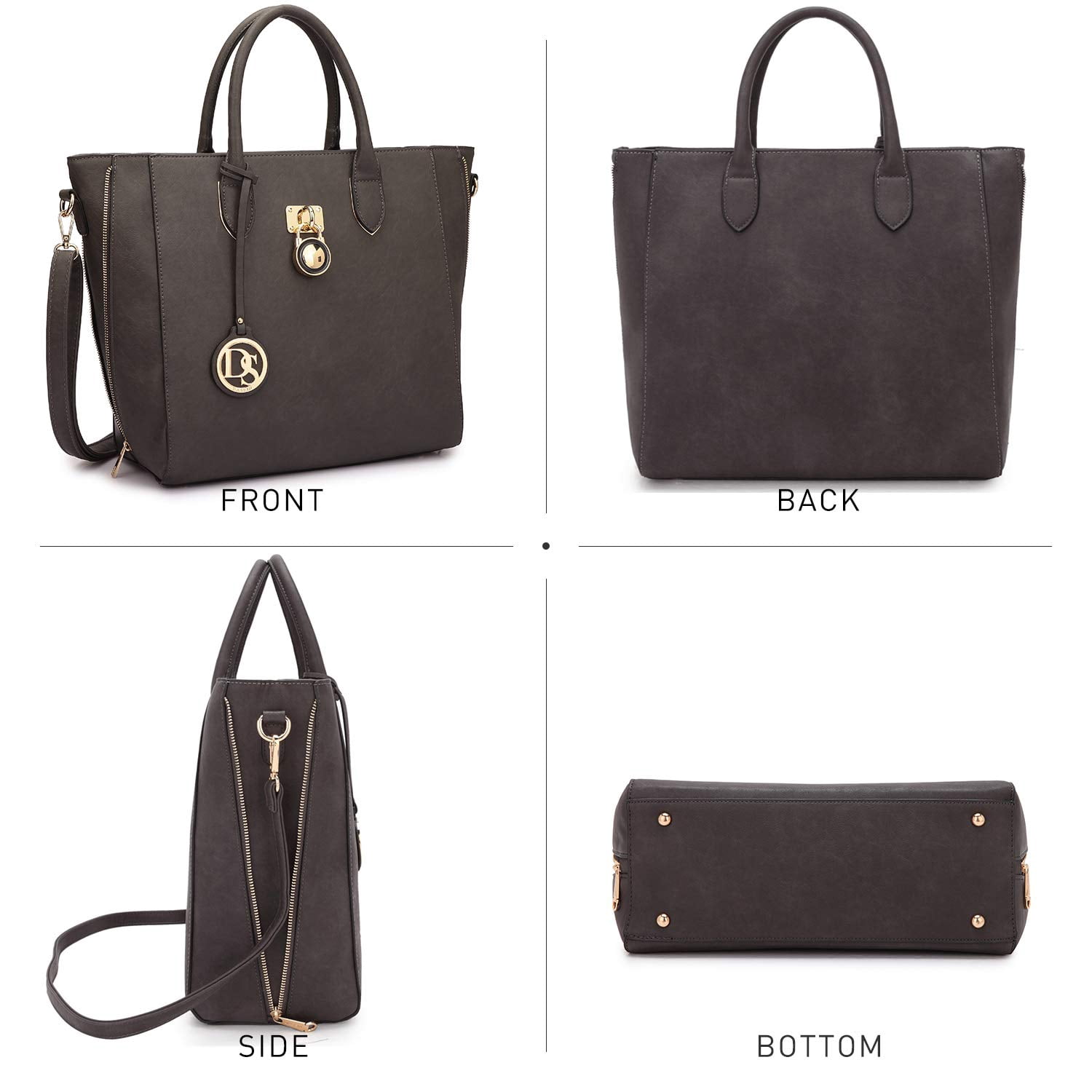 Dasein Women Handbags Purses Large Tote Shoulder Bag top Handle Satchel Bag for Work