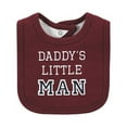 thumbnail image 3 of Hudson Baby Infant Boy Cotton Bodysuit, Pant and Bib Set, Boy Daddy, Newborn, 3 of 5