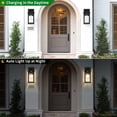 thumbnail image 3 of Luces solares de pared para exteriores Auzev, paquete de 2 unidades, IP65, impermeables, 3 of 7
