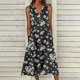 thumbnail image 1 of Puntoco Vestidos Mujer Verano Diseño De Verano Vestido Casual Gradual Sin Mangas Cuello V-Cuello Vestido Largo, 1 of 4
