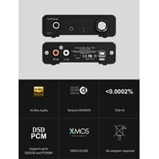 Topping DX1 mini amplifier,headphone amplifier 3.5mm,Plug and play, USB charging,Silver