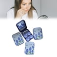 thumbnail image 3 of Lindo de estuche de , pinzas, herramienta para remover botellas, caja de soporte para palos, contenedor de almacenamiento en , grande azul Macarena  contenedor de almacenamiento, 3 of 8