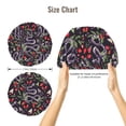 thumbnail image 5 of Logiee Snakes And Snake Fruit Print Silk Bonnet Satin Bonnet for Sleeping Women and Men,Double Layer Hair Bonnet for Curly Braids Hair, 5 of 6