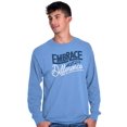 thumbnail image 5 of Embrace Differences Autism Awareness Long Sleeve TShirt Men Women Brisco Brands X, 5 of 6
