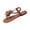 Brown, variant on HTHLVMD Vintage Style Indoor/Outdoor Sandals, Women Fashion Flats Slide Sandals With Flowers Clip Toe Slip On Flip Flops Backless Low Heel Mules Comfy Beach Oceanside Travel Shoes, Brown 7.5