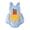 Sky Blue, variant on UACY My First Easter Baby Boy Girl Outfit Bunny Romper with Carrot Print Sleeveless Hooded Jumpsuit Spring Clothes