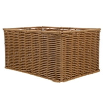 PAMINGONO Rattan Basket for Fruit Holding in Kitchen Pantry 1Set 11.8x7.9x5.9in