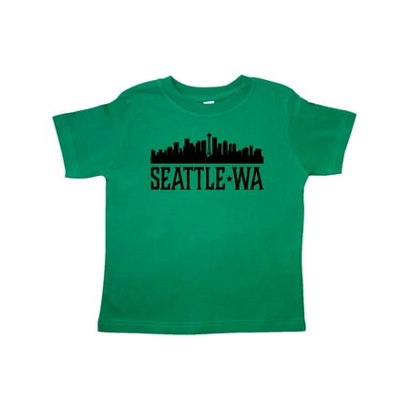 

Inktastic Seattle Washington City Skyline Gift Toddler Boy or Toddler Girl T-Shirt