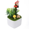 thumbnail image 2 of Nikou Artificial Potted Plant Ceramic Cactus Plant Pot Decorative Simulation Flower Pots for Home (Bee), 2 of 7