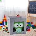 thumbnail image 3 of Papeles de almacenamiento apilable Bins Rectangular kids children room Toys Ropa Libros Organizador grande Cajas de almacenamiento Recipiente para j Búho Macarena Contenedor de cesta de almacenamiento, 3 of 8