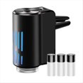 thumbnail image 1 of Intelligent Car Air Freshener Rechargeable Car Air Freshener Diffuser with Essential Oil Auto on Off Car Diffuser,1 * Air Freshener 1 * charging cable,Black, 1 of 5