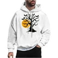 thumbnail image 2 of JXMVOJ Men's Print Pattern Hooded Sweatshirt Casual Long Sleeve Pullover With Pockets, 2 of 5