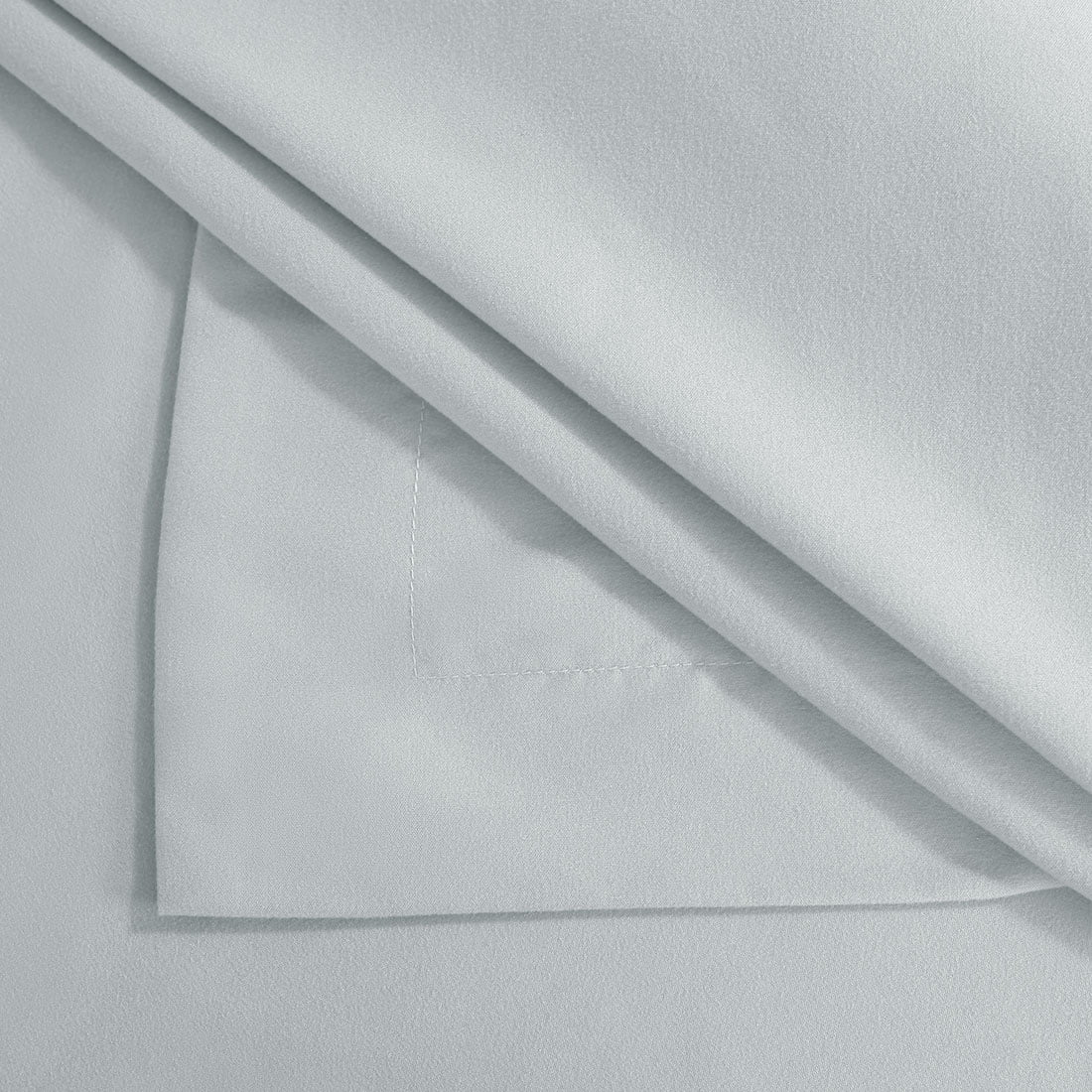 Unique Bargains 4-Pack Envelope Closure Pillow Sham No Zipper King Light Grey