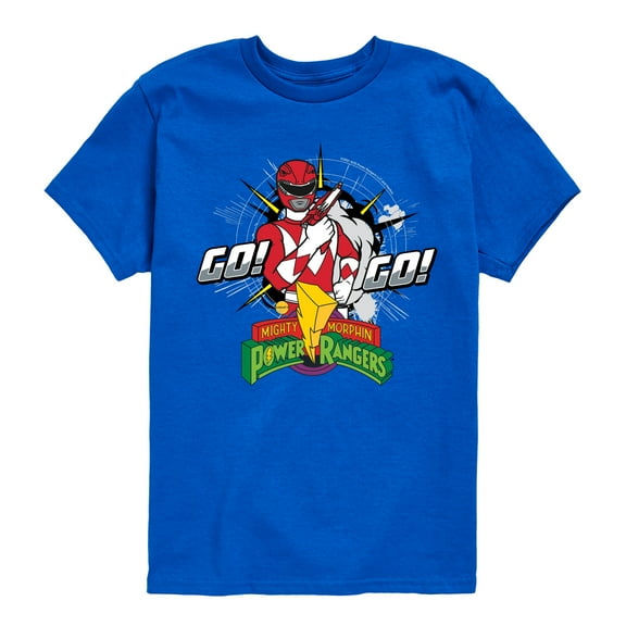 Power Rangers - Red Ranger Go Go - Boy's Short Sleeve Tee