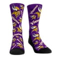 thumbnail image 3 of Men's Rock Em Socks Minnesota Vikings All-Over Logo Underwear and Crew Socks Combo Pack, 3 of 3