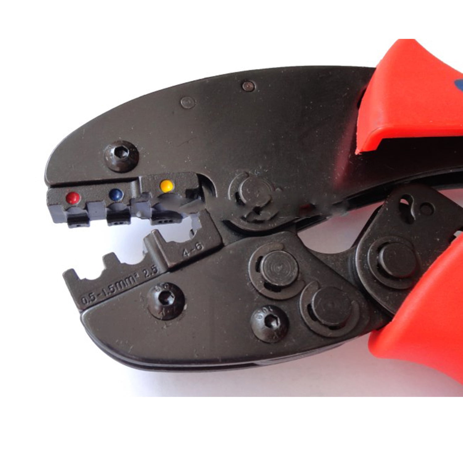 Ratchet Crimping Hand Tools for Pre Insulated Terminals 0.5-6mm² 20-10AWG Crimper Pliers ,Durability That Lasts