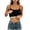 Black, variant on Women's Built in Shelf Bra Camisoles Going Out Tops Padded Sleeveless Basic Shirt Ruched Spaghetti Strap Cami Shirts Comfort Soft Tank Top